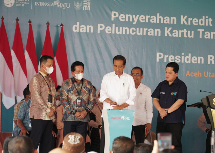  Presiden Jokowi Luncurkan Kartu Tani Digital dan KUR BSI di Aceh, Perkuat Ketahanan Pangan