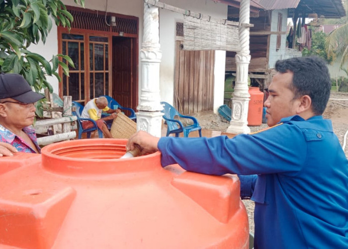 Giliran Warga Pagar Gading  Bengkulu Selatan, Diberikan Bantuan Air Bersih