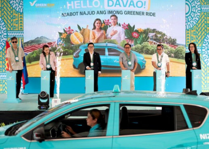 Green GSM Luncurkan Layanan Taksi serba Listrik di Davao