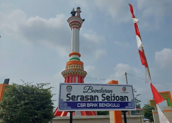 Tugu Sudah Dicantik, Vendor Diduga Belum Dibayar Bank Bengkulu