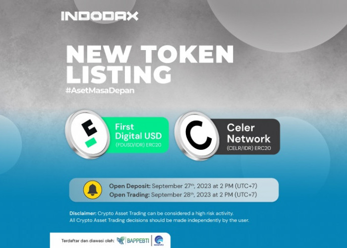 FDUSD & CELR Listing on INDODAX, Ayo Transaksi