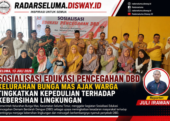 Edukasi Pencegahan DBD, Kelurahan Bunga Mas Ajak Warga Tingkatkan Kepedulian Terhadap Kebersihan Lingkungan