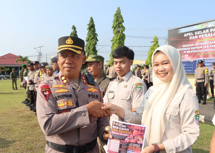 Polres Seluma Gelar Apel Kesiapsiagaan Antisipasi Karhutla Akibat El-Nino