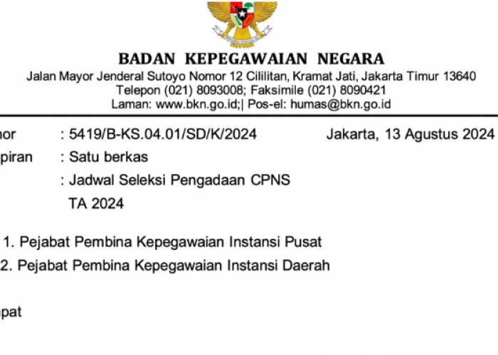 Akhirnya Tes CPNS 2024 Resmi Dibuka, Download Jadwal Lengkap Disini!