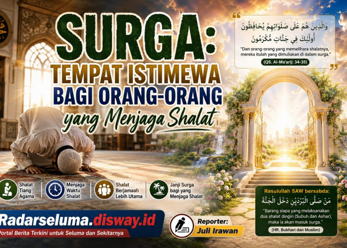 Surga: Tempat Istimewa bagi Orang-Orang yang Menjaga Shalat dengan Sepenuh Hati