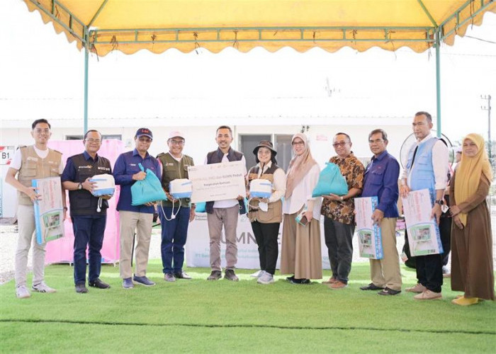 Bantuan 600 Paket Logistik kepada Penghuni Huntara Aceh