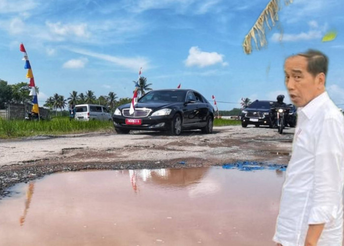 Mobil Jokowi Sangkut Dijalan Rusak, Paspampres Langsung...Simak?