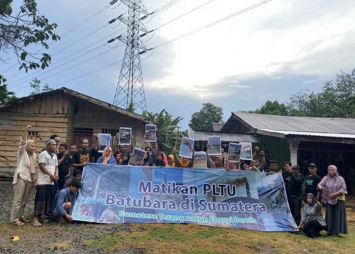 Sumatera Terang Desak Stop PLTU Batu-Bara 