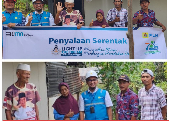 Realisasikan Program Light Up The Dream, PLN ULP Tais Menyalurkan Bantuan Sambungan Listrik Gratis 