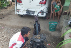  Honda Beat Hangus Terbakar di Jalan Lintas Jenggalu, Sempat Mogok
