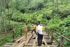  Jembatan Air Paungan yang Rusak Berat, Kapolres Minta Pemkab Diminta Segera Ambil Langkah