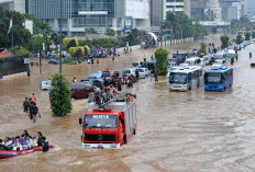 Banjir Masih Terjadi di 125 RT dan 14 Ruas Jalan di Jakarta