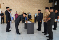 Wabup Minta  Pj Kades dan BPD Yang Dilanti Jaga Integritas