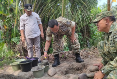 Sering  Pengendara Sawit Terjatuh ke Sungai, Jembatan Gantung Padang Merbau Direhab  Program Garuda