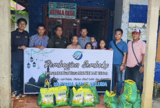 500 Peket Sembako di Salurkan PT. Mutiara Sawit Seluma ke 15 Desa Penyangga