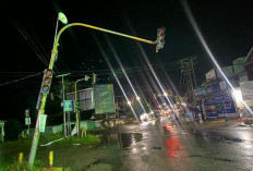 Traffic Light Simpang Tiga BRI Pasar Tais Tak Berfungsi Lebih dari Dua Tahun, Warga Nilai Mubazir