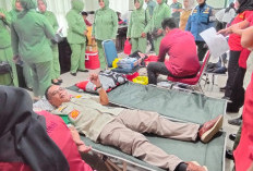 Peringati Hari Juang TNI AD ke-80, Kodim 0425/Seluma Gelar Donor Darah, 100 Kantong Darah Berhasil Dikumpulkan