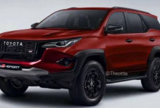 Fortuner Sport Keluaran Baru Warna Merah Maron Elegan, Desain Mewah dan Canggih Menarik Minat Pecinta Otomotif