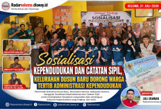 Sosialisasi Kependudukan dan Catatan Sipil, Kelurahan Dusun Baru Dorong Warga Tertib Administrasi Kependudukan
