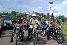 Pelaksanaan Natal di Seluma Berlansung Aman, Forkopimda Seluma Pantau Pengamanan Natal dengan Motor Trail