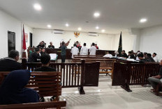  Tujuh Terdakwa Pengadaan Lahan Fiktif Beratkan Murman Effendi,  Perbuatan Mereka Memperkaya Mantan Bupati Sel