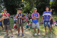 Rayakan HUT Kemerdekaan RI Ke-81, Pemdes Napal Melintang Gelar Lomba Song, Domino dan Joget Balon