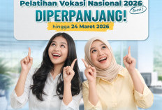 Kemnaker Perpanjang Pendaftaran Pelatihan Vokasi Nasional 2026 Batch 1
