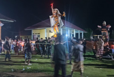 Warga Hindu Talang Benuang dan Air Petai Seluma, Gelar Pawai Ogoh-Ogoh Sambut Nyepi