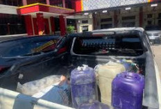  Polda Amankan  Pengawasa SPBU di Kaur, Penimbun di Talo