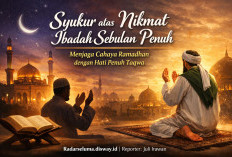 Syukur atas Nikmat Ibadah Sebulan Penuh: Menjaga Cahaya Ramadhan dengan Hati Penuh Taqwa