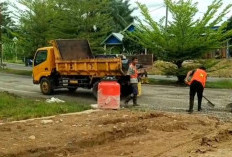 BPJN Bengkulu Perbaiki Lubang Jalan di Kota Tais, Usai Marak Insiden Pecah Ban