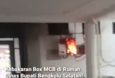  Box MCB di Rumah Dinas Bupati Bengkulu Selatan Terbakar, Sempat Buat heboh