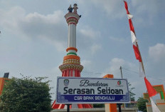 Tugu Sudah Dicantik, Vendor Diduga Belum Dibayar Bank Bengkulu